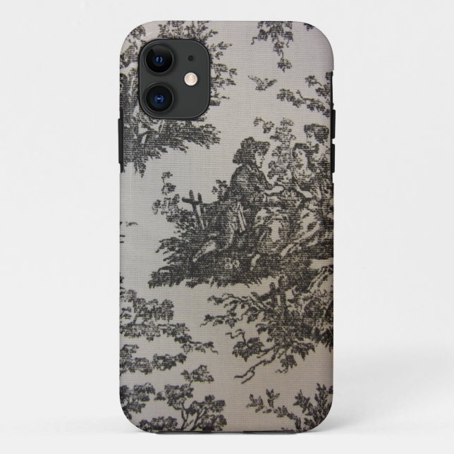 Toile in Black & White Case-Mate iPhone Case (Back)
