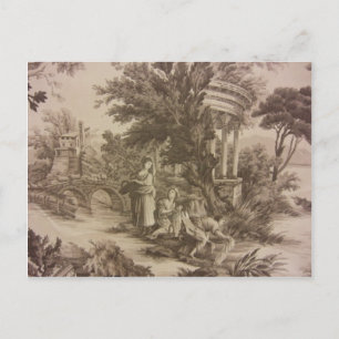 Toile: Wash Day at the River Postcard
