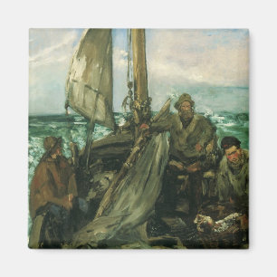 Toilers of the Sea by Edouard Manet, Vintage Art Magnet