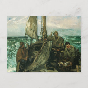 Toilers of the Sea by Edouard Manet, Vintage Art Postcard