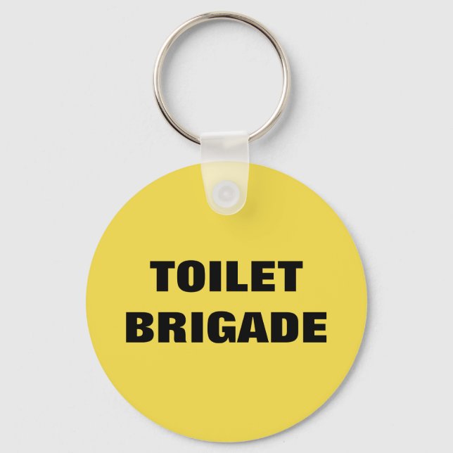 TOILET BRIGADE KEY RING (Front)