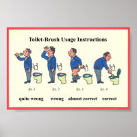 Toilet Brush Instructions