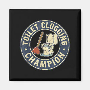 Toilet Clogging Chamon  Magnet
