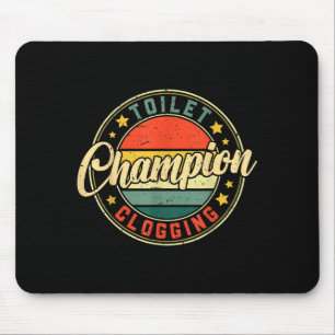 Toilet Clogging Chamon Mouse Pad