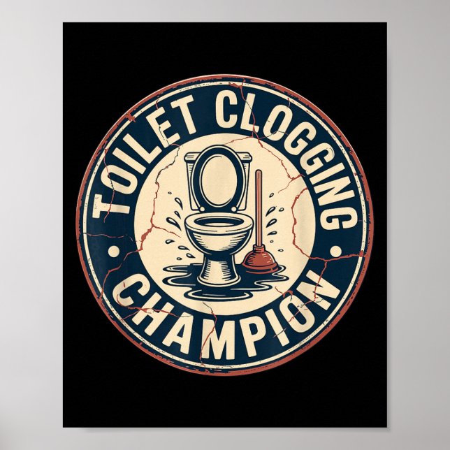 Toilet Clogging Chamon  Poster (Front)