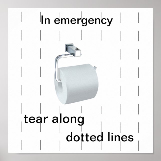 Toilet humour poster (Front)