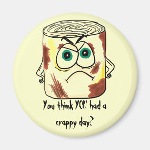 Toilet paper humour magnet