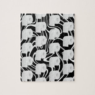 Toilet Paper Pattern Jigsaw Puzzle