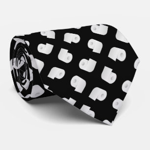 Toilet Paper Pattern Tie