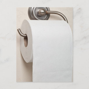Toilet paper postcard
