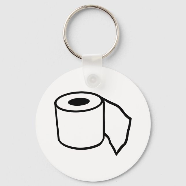 Toilet paper role key ring (Front)