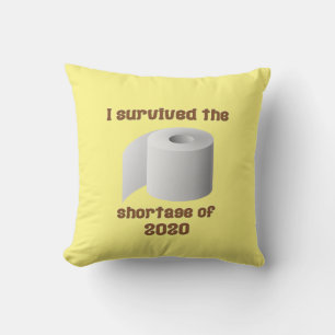 Toilet Paper Shortage Cushion