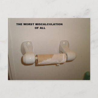 TOILET PAPER SUPRISE POSTCARD