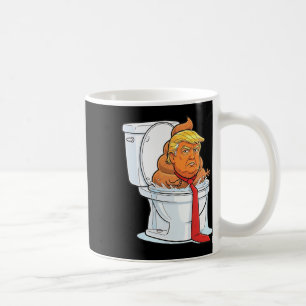 Toilet Poop Trump Coffee Mug