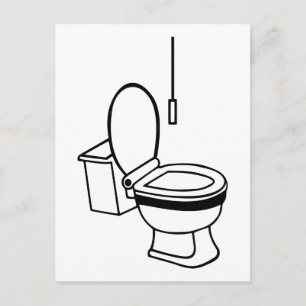 Toilet Postcard
