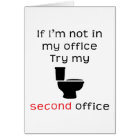Toilet second office funny tee