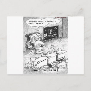 Toilet Training Funny Gifts & Collectibles Postcard