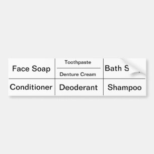 Toiletry Labels for Women