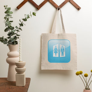 Toilets Icon Tote Bag