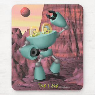 Tok & Jok TokBot vs. JokBot Mousepad