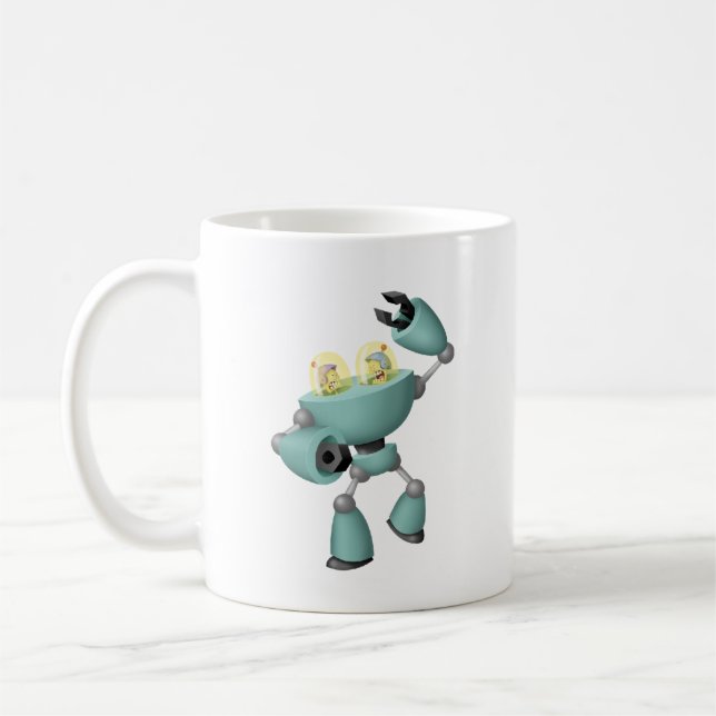 Tok & Jok TokBot vs. JokBot Mug (Left)