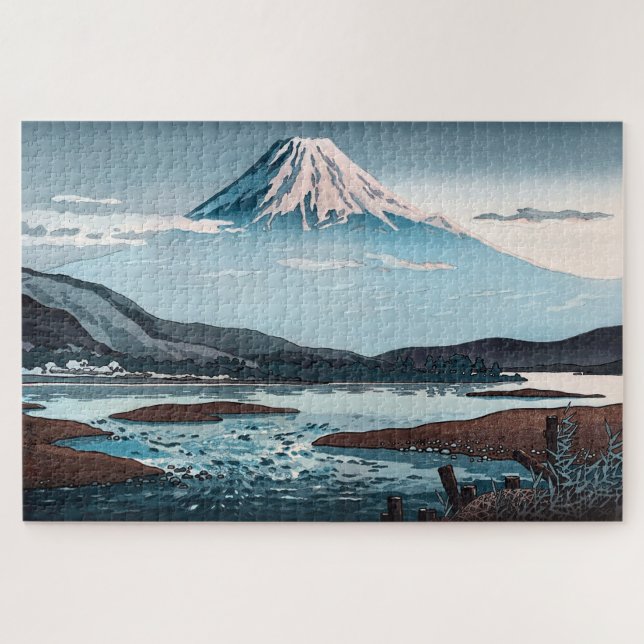 Tokaido Fujikawa by Tsuchiya Koitsu Jigsaw Puzzle (Horizontal)