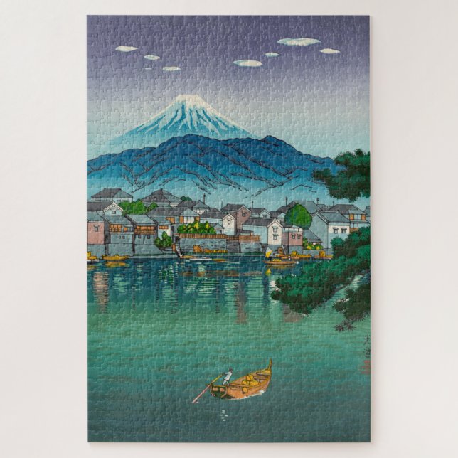 Tokaido Numazu Harbour by Tsuchiya Koitsu Jigsaw Puzzle (Vertical)