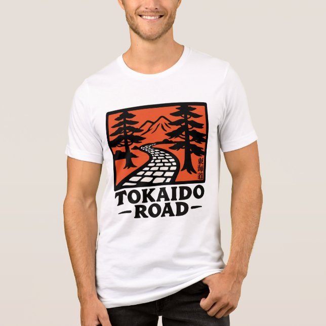 Tokaido Road - Japan - Samurai  Tri-Blend Shirt (Front)