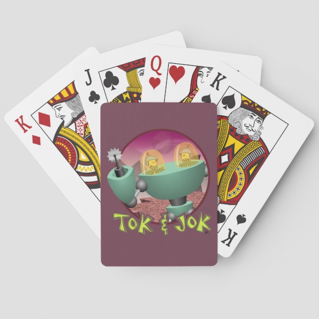 TokBOT & JokBOT Playing Cards (Back)