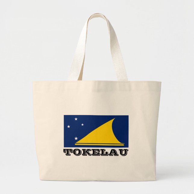 Tokelau Flag Large Tote Bag (Front)