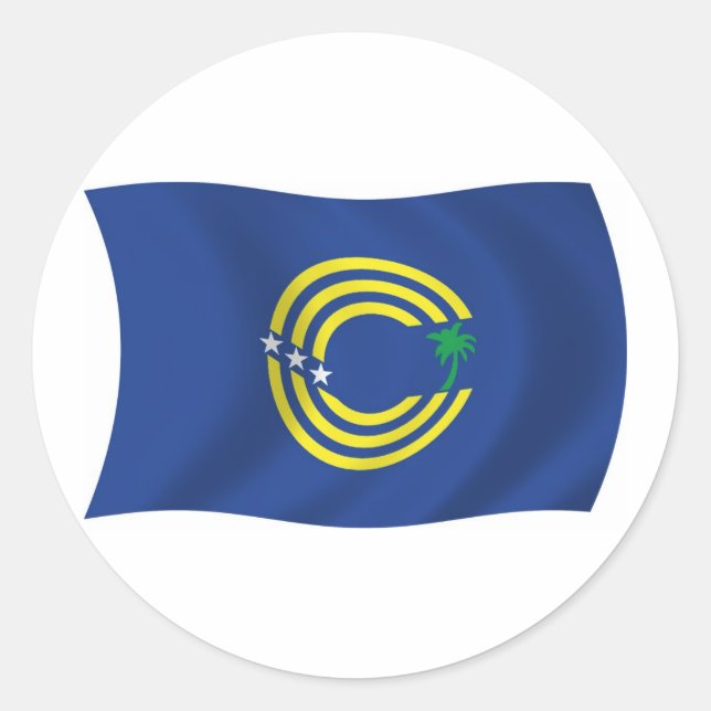 Tokelau Flag Sticker (Front)