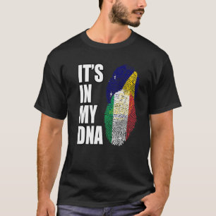 Tokelauan And Italian Mix Heritage DNA Flag T-Shirt