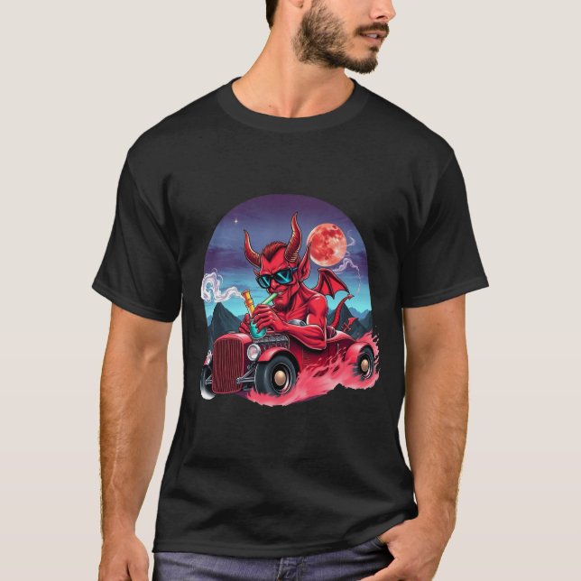 Token Red Devil Hotrod T-Shirt (Front)