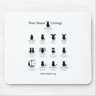 Token Skeptic Catology / Astrology Mouse Pad