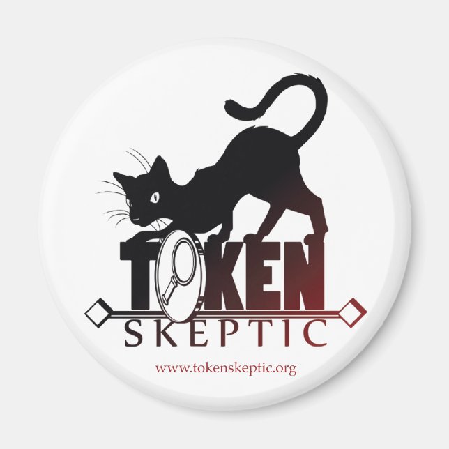 Token Skeptic Podcast Magnet (Front)