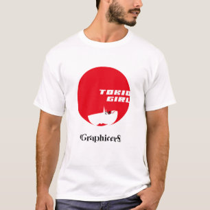 Tokio Girl Rising Sun T-Shirt