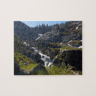 Tokopah Falls I at Sequoia National Park Jigsaw Puzzle