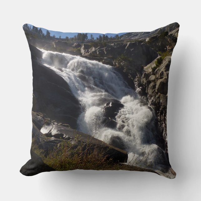 Tokopah Falls II at Sequoia National Park Cushion (Front)