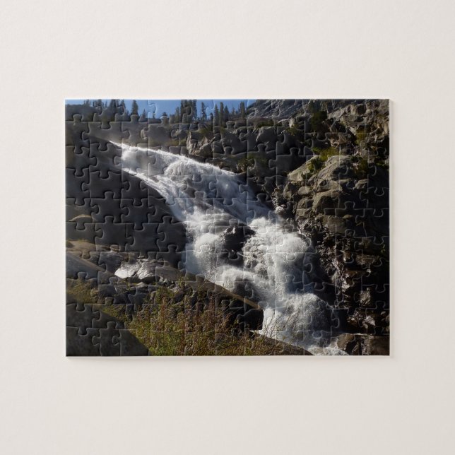 Tokopah Falls II at Sequoia National Park Jigsaw Puzzle (Horizontal)