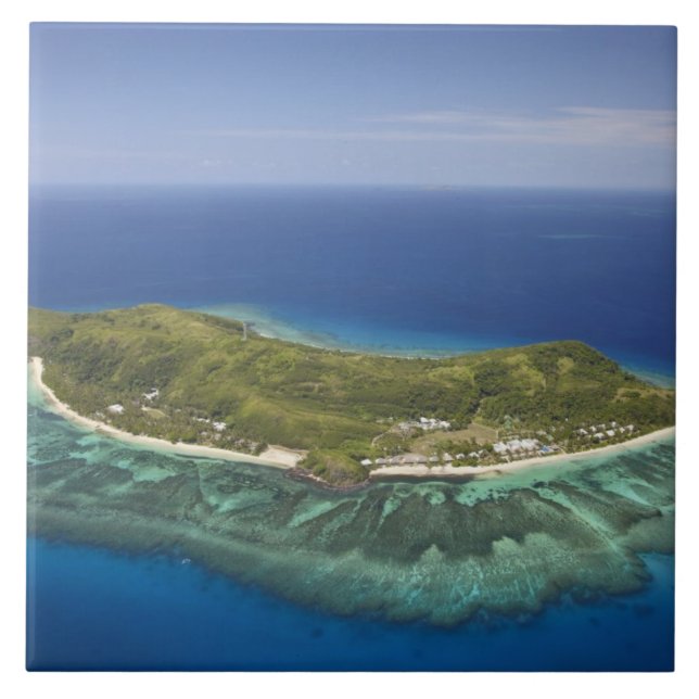 Tokoriki Island, Mamanuca Islands, Fiji Ceramic Tile (Front)