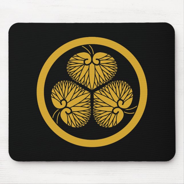 Tokugawa hollyhock 1(first,2nd,3rd)33 mouse pad (Front)