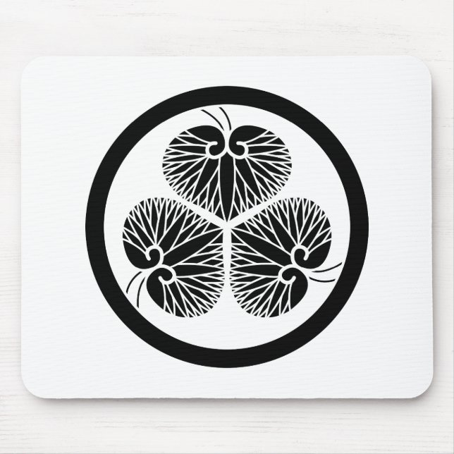 Tokugawa hollyhock 1(first,2nd,3rd)33 mouse pad (Front)