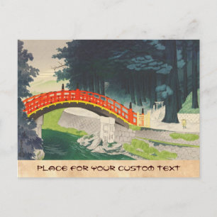 Tokuriki Tomikichiro Nikko japan japanese art Postcard