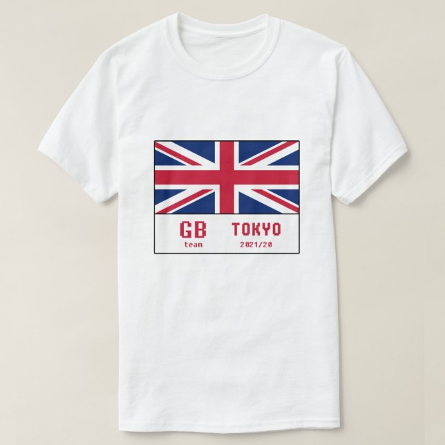 Tokyo 2021 Olympics : Team Great Britain T-Shirt (Design Front)