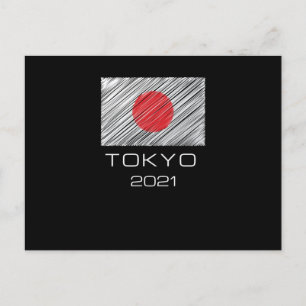 Tokyo 2021 postcard