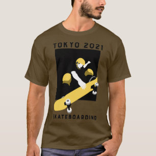 Tokyo 2021 skateboarding design T-Shirt