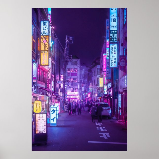 Tokyo a Neon Garden Poster (Front)