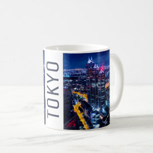 Tokyo at night coffee mug