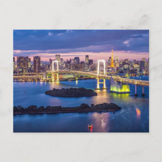 Tokyo at Night Postcard