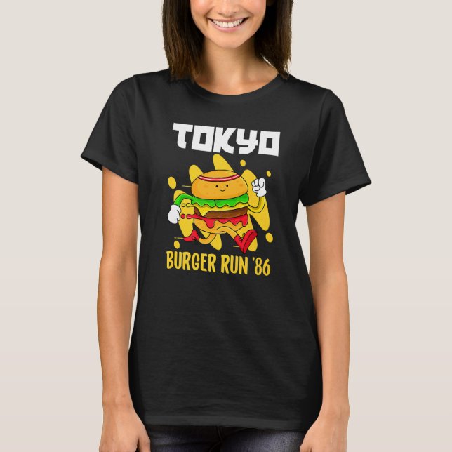Tokyo Burger Run Since '86 Workmanship Japanese T-Shirt (Front)